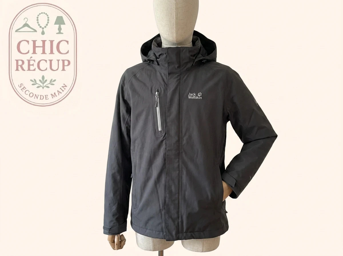 Veste - Jack Wolfskin - M - Gris - Texapore